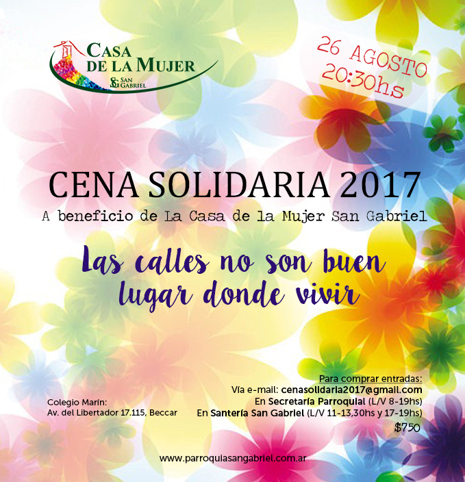 Cena Solidaria 2017 Cena Solidaria 2017